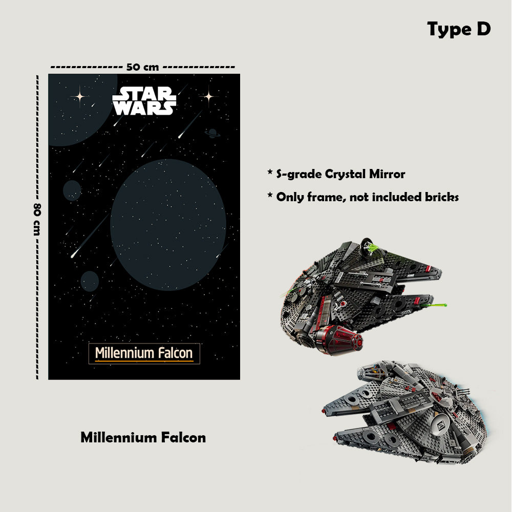 Display Frame For LEGO® Star Wars™ Millennium Falcon™ 75389/75257/75105