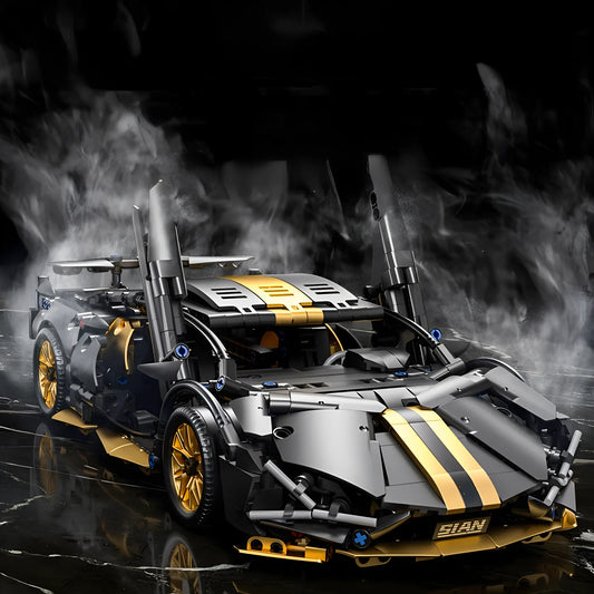 1:14 Remote-Controlled Sports Car Building Blocks (1280+granule)