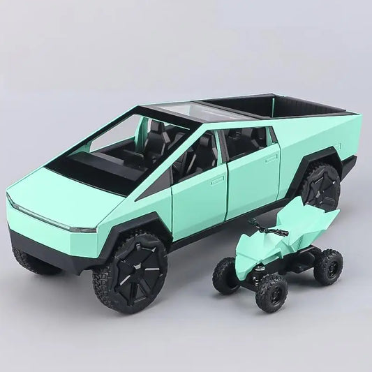 Tesla Cybertruck 1:32 Diecast Model Truck with Button Battery