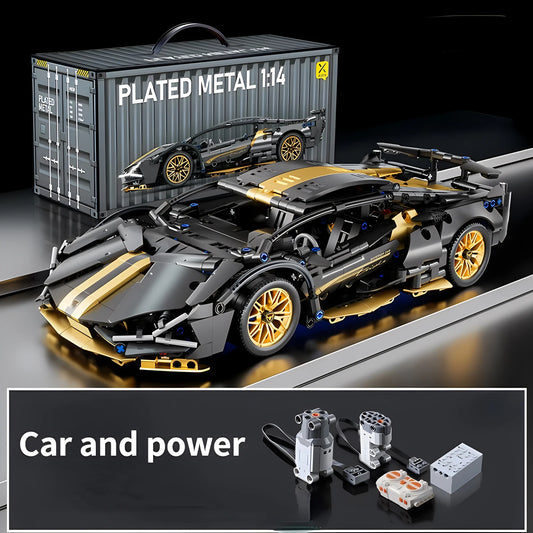 1:14 Remote-Controlled Sports Car Building Blocks (1280+granule)