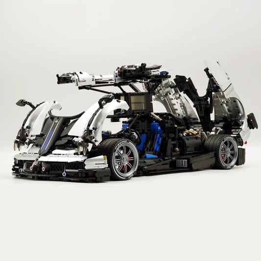 1:8 Pagani Huayra Silver Plating Ultimate Edition (4708 Pcs)