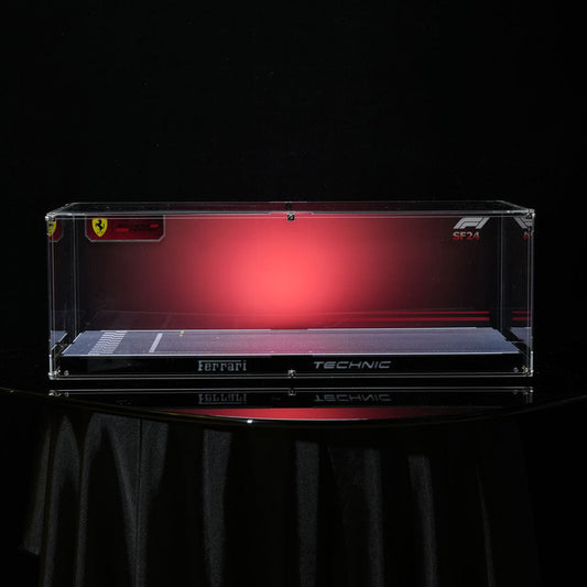 【PREMIUM】Display Case For LEGO® Ferrari F1 SF-24 Ultra-high Translucent Acrylic