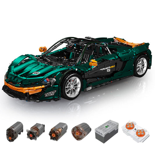 1:8 Dark Green Beast McLaren P1 Supercar, Electric Air suspension, Electric lift tail, Electric Doors (3239 Pcs)
