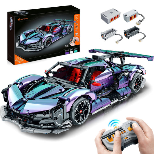 1:10 Apollo Super Plated Sports Car, Remote Control Drift, Electric Gullwing Doors, 2036 Pcs