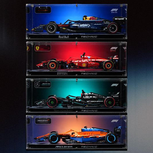【PREMIUM】Display Case For LEGO® TECHNIC™ F1 Ultra-high Translucent Acrylic