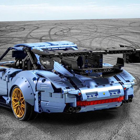 Haze Blue Porsche Limited Edition 911 WIDEBODY Supercar (2258 Pcs)