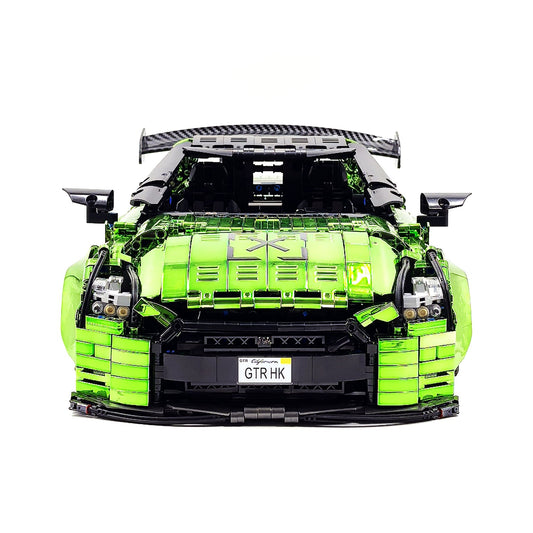 1:8 NISSAN GTR R35, Customized Turquoise Electroplating Appearance (4098Pcs)