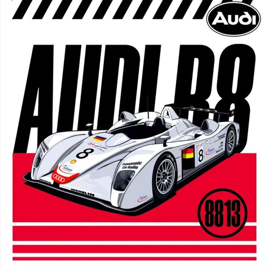 1: 24 AUDI CHAMPION R8 with Container Display Case (385 PCS)