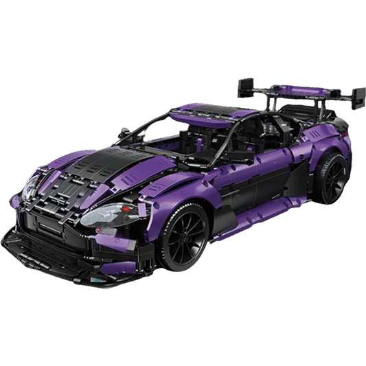 1:8 Aston Martin Vantage GT3 Supercar Set, Legendary Racing DNA | Jaw-Dropping Purple Finish (3850 Pcs)
