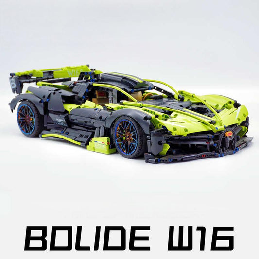1:8 Bugatti Bolide W16, Fully Printed Exterior Parts, Free Electroplated Wheels (3588 PCS)
