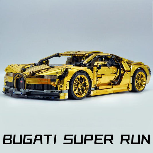 1:8 Bugatti Chiron, Custom Modified Electroplated Mirror Gold Version (4031PCS)