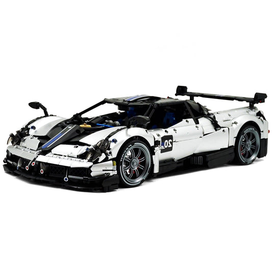1:8 Pagani Huayra Silver Plating Ultimate Edition (4708 Pcs)