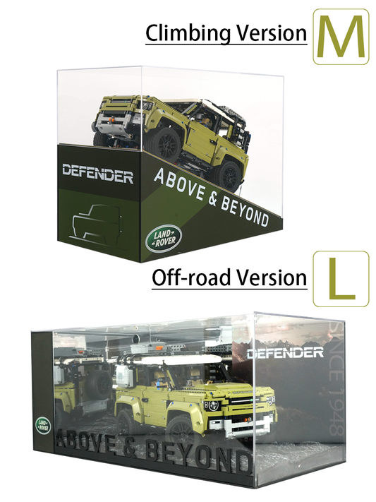 【Designer Edition】LEGO® Land Rover Defender Acrylic Display Case