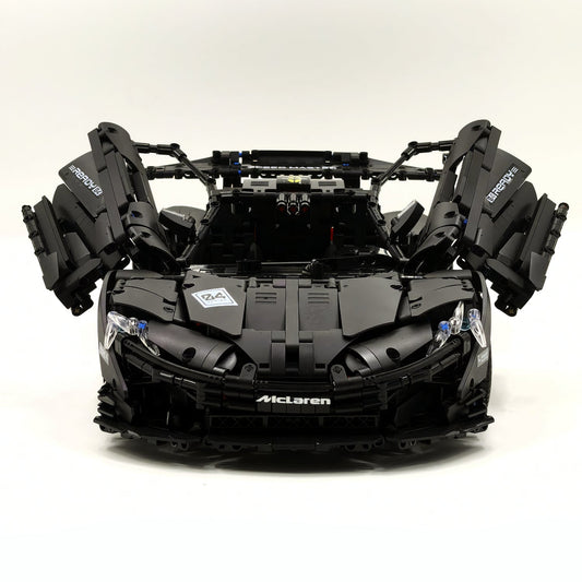 1:8 McLaren P1 Darth Vader Supercar Building Sets with Remote Control, Electric lift tail, Electric Doors (3568 Pcs)