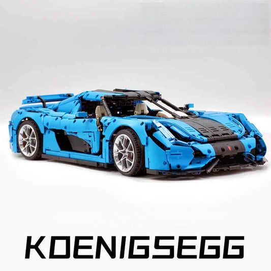1:8 Koenigsegg Building Blocks Model - Dynamic or Static Version