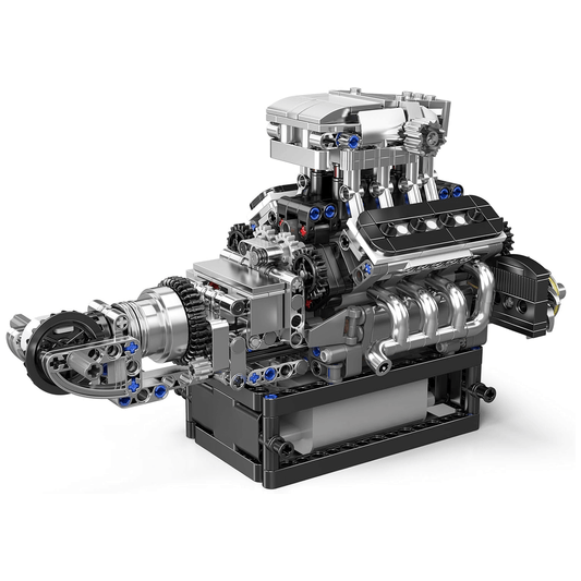 Motorised British MCL Supercar V8 Engine (737 Pcs)
