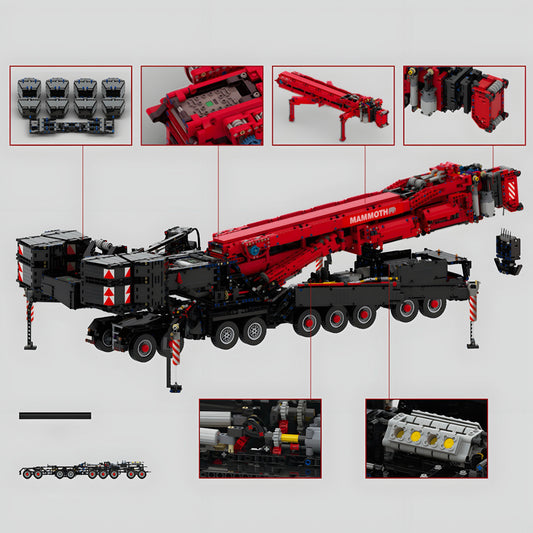 LIEBHERR RED EDITION REMOTE CONTROLLED CRANE (9178 PCS)