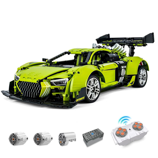 AUDI R8 Green Beast, Large Rear Wing (2641 Pcs)