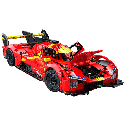 1:10 Le Mans Flame Supercar, Racing Aerodynamic Lines (1518 Pcs)