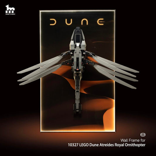 Wall Display Frame for LEGO® ICONS Dune Atreides Royal Ornithopter 10327