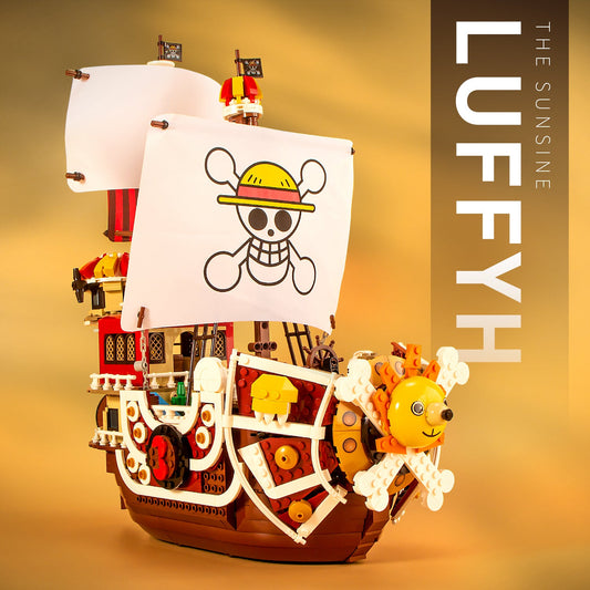 One Piece Pirate Ship Thousand Sunny, Free Dolls (1484 Pcs)
