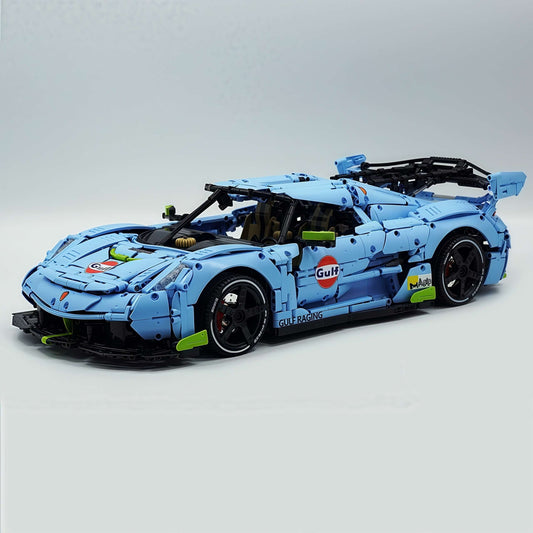 1:8 Gulf Blue Koenigsegg JESKO, Custom Gulf Blue Limited Edition(4346 PCS)