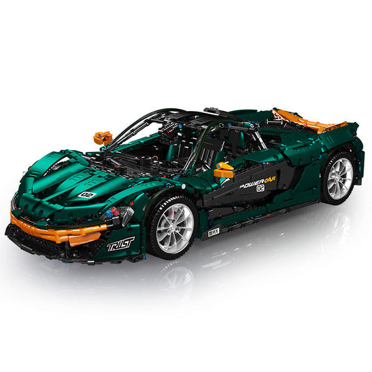 1:8 Dark Green Beast McLaren P1 Supercar, Electric Air suspension, Electric lift tail, Electric Doors (3239 Pcs)
