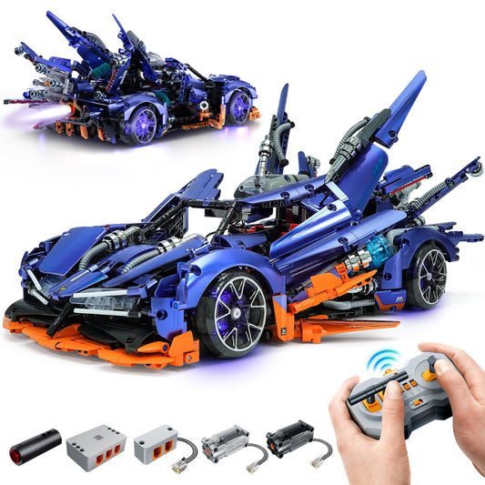 1:10 Apollo X1 Modified Version with Remote Control, Drift, Color Light Wheels, Jet Propulsion, Armor Explosion Mode (2381 Pcs)
