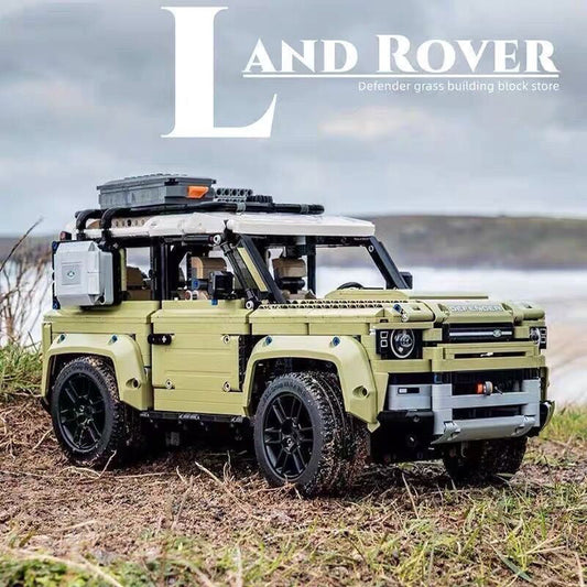 Land Rover Defender with Roof Rack, Tow Gear, 4-Speed Gearbox, 6-Cylinder Engine (2623 Pcs)