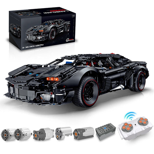1:8 Dark Armor Car Building Sets with Remote Control, Electric Lift Missile System, Electric Door (4290Pcs)