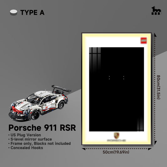 Car Display frame for LEGO® TECHNIC™ Porsche 911 RSR 42096