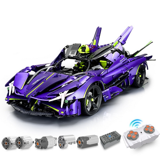 1:8 Armor Apollo EVO Building Sets with Remote Control, Tail Propeller Can Rotate and Emit Light, Electric Door (3909Pcs)