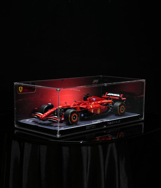 【PREMIUM】Display Case For LEGO® Ferrari F1 SF-24 Ultra-high Translucent Acrylic