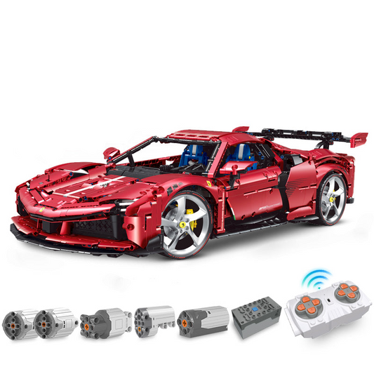 1:8 Ferrari SF90 Building Set – Ultimate Remote Control Supercar (3982Pcs)