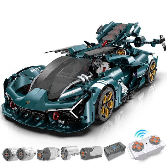 1:8 Lamborghini Terzo Millennio SuperCar with Electric Suspension Lifting, Electric Doors Remote Control Model (3492 Pcs)