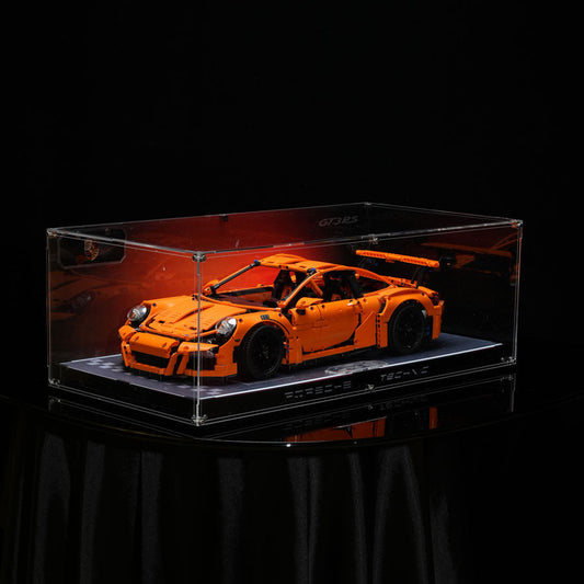 【PREMIUM】Display Case For LEGO® Technic™ Porsche 911 GT3 Ultra-high Translucent Acrylic