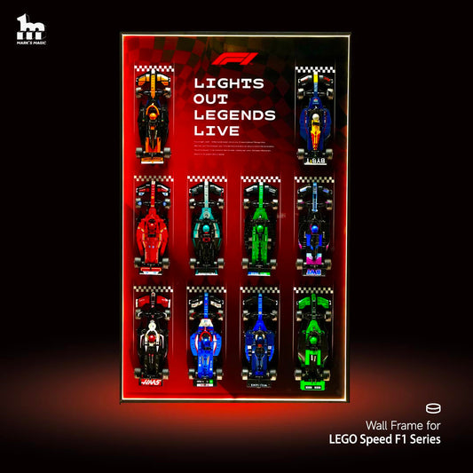 Car Display Frame for LEGO® Speed F1 Series