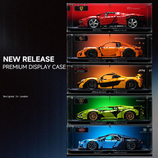 【PREMIUM】Display Case For LEGO® TECHNIC™ Supercar Ultra-high Translucent Acrylic