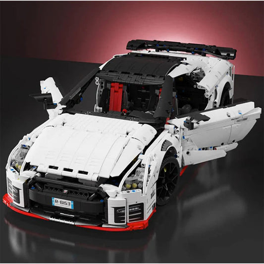 1:8 NISSAN R35 GTR, Perfectly Restore Details, Additional Engine Model (4098Pcs)